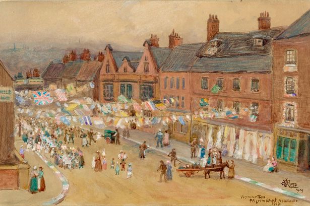 Victory Tea, Pilgrim Street, 1919